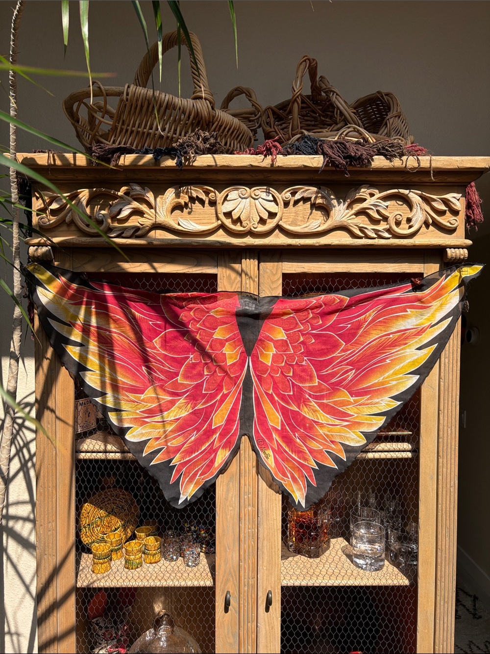 Dreamy Dress Ups Costume Fire Bird Wings